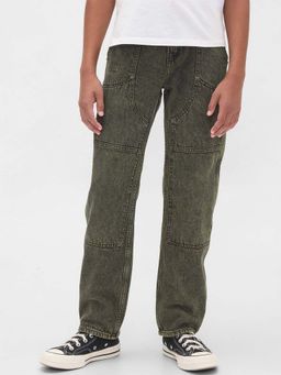 GAP - Olive Solid Regular Jeans