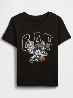GAP - Black Printed Relaxed T-Shirt