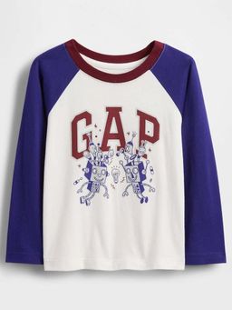GAP - Off White Colorblock Relaxed T-Shirt