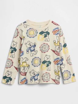 GAP - Off White Printed Relaxed T-Shirt