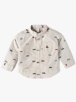 GAP - Off White Printed Relaxed Shirt