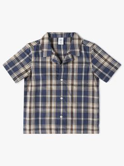 GAP - Blue Checks Relaxed Shirt