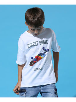 My Milestones - White Printed Regular T-Shirt