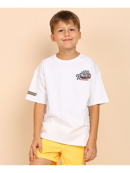 My Milestones - White Printed Regular T-Shirt