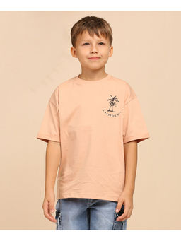 My Milestones - Orange Printed Regular T-Shirt