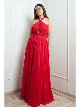 Malika Gupta - Coral Monroe Solid Gown