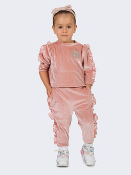 One Friday - Pink Solid Trouser