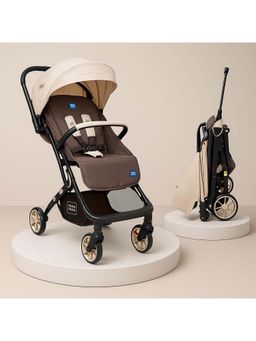 Mee Mee - Jet Set Foldable Cream Baby Stroller (12-18 Months)