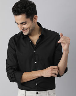 Rare Rabbit - Black Casual Shirts