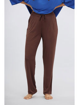 NeceSera - French Roast Modal Straight Lounge Pant - Brown