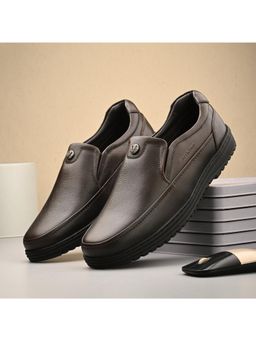 Valentino - Men Premium Leather Pine Slip-On Formal Loafer Shoes