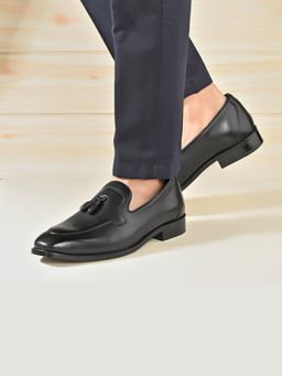 Valentino - West Port Men Leather Tassel Loafers