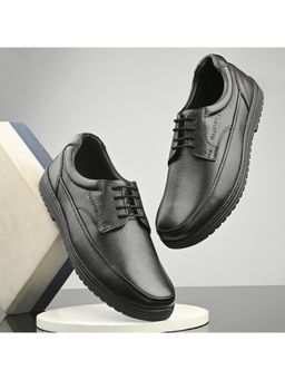 Valentino - Men Genuine Leather Lace-Up Formal Shoes