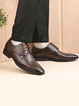 Valentino - Men Premium Leather Formal Lace Up Shoes
