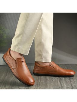 Valentino - Men Premium Leather Slip-On Formal Loafer Shoes