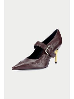 Oroh - Ceuta Maroon Pump Heels