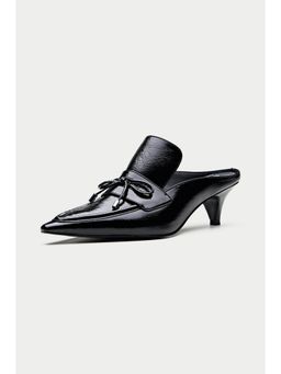 Oroh - Lanciano Black Mules Heels