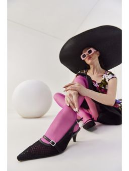 Oroh - Pomelo Black Mules Heels