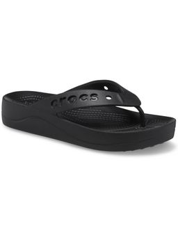 Crocs - Baya Platform Women Black Flipflops
