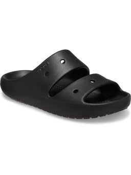 Crocs - Unisex Black Sliders