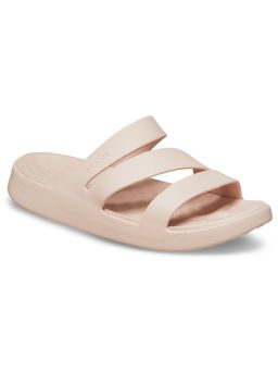 Crocs - Getaway Strappy Women Nude Sliders
