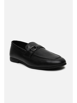 Louis Philippe - Men Black Slip-On Loafers