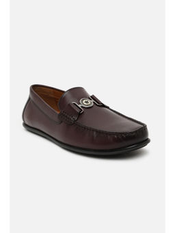 Louis Philippe - Men Brown Slip-On Loafers