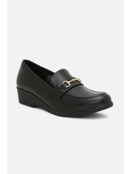 Van Heusen - Women Black Heeled Loafers