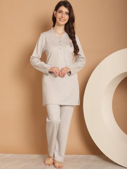 Aerowarm - Velvet Long Nightsuits (Set of 2)