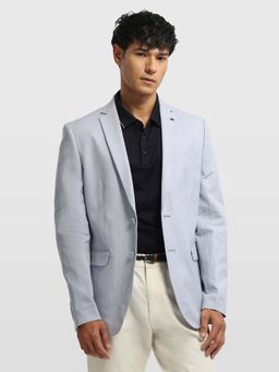 Arrow - Mens Body Tailored Fit Twill 1851 Grey Blazer