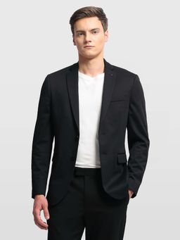 Arrow - Mens Zero Calorie Slim Fit Single Breasted Black Blazer