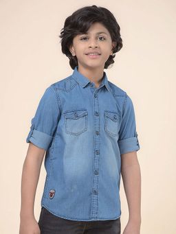 Cantabil - Boys Blue Casual Shirt