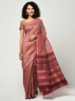 Fabindia - Silk Tussar Printed Sari