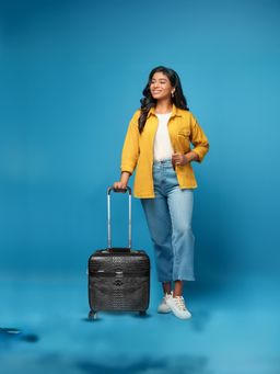 The Clownfish - Cabin Trolley Suitcase 16Inch-Black- (45L) Small