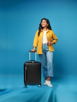 The Clownfish - Cabin Luggage Bag 20Inch-Black- (40L) Small