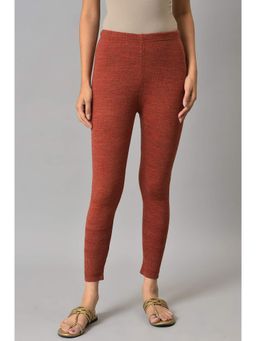 Aurelia - Orange Acrylic Winter Women Tights