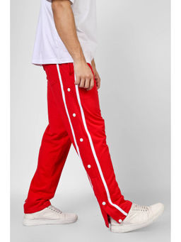 WEARDUDS - Contrast Panel Trackpant Red