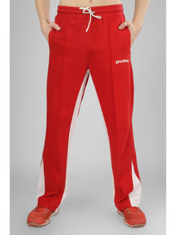 WEARDUDS - Floppy Flared Contrast Trackpant Red