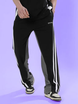 WEARDUDS - Skater Korean Baggy Trackpants Black