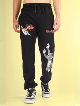 WEARDUDS - Tom and Jerry Relaxed Pant Joggers Black