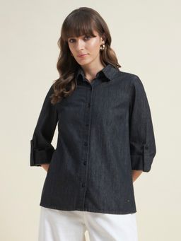 Beatnik - Women Black Casual Shirt