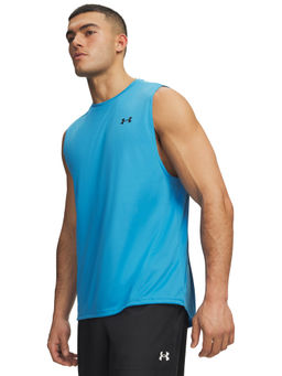 Under Armour - Mens Velocity Muscle Blue Tank