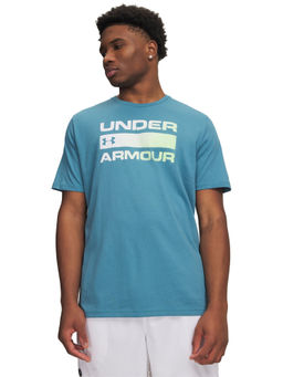 Under Armour - Mens Team Issue Wordmark Short Sleeve Blue T-Shirt