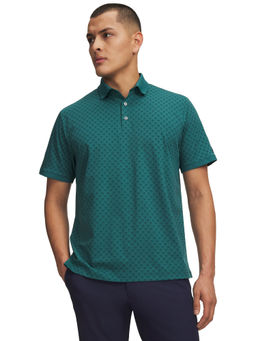 Under Armour - Mens Drive Printed Rib Polo T-Shirt