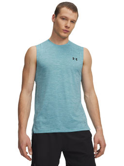 Under Armour - Mens Tech Vent 2.0 Blue Tank