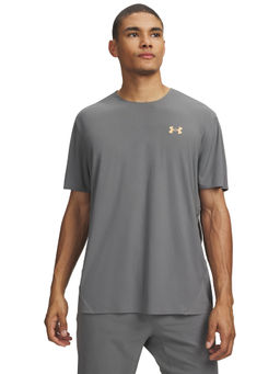 Under Armour - Mens Explore Trail Run Ultra Light Weight Dark Grey T-Shirt