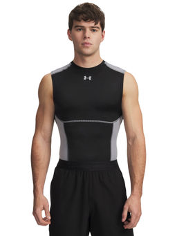 Under Armour - Mens Heat Gear Elite Compression Sleeveless Black Tank