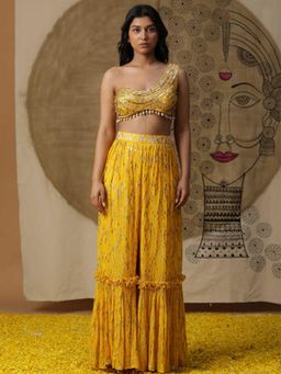 Arpita Sulakshana - Women Yellow Co-Ord Set