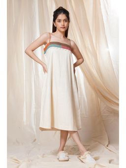 Thread Game - Striped Legacy - Spaghetti Styled Slow Fashion Applique Dress