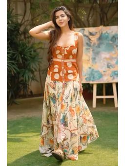 Verb - Rust Molly Maxi Dress